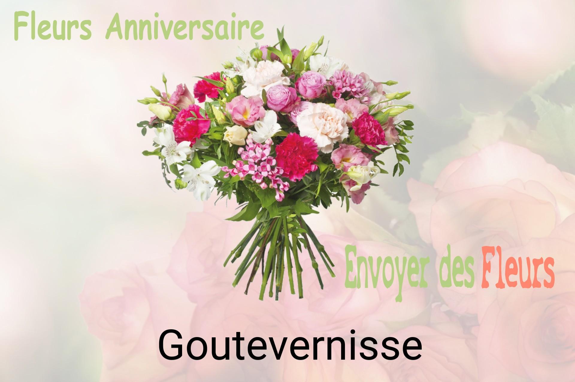 Bouquet de fleurs d’anniversaire livré à Goutevernisse